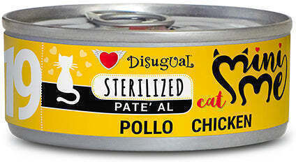 Disugual Mini Me 16 Wet Food for Senior Cats in Cans with Chicken Grain-Free & Gluten-Free 85gr