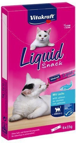 Vitakraft Vitakraft Nasses Katzenfutter Dose Mit Lachs Für Erwachsene Katzen 6x15gr