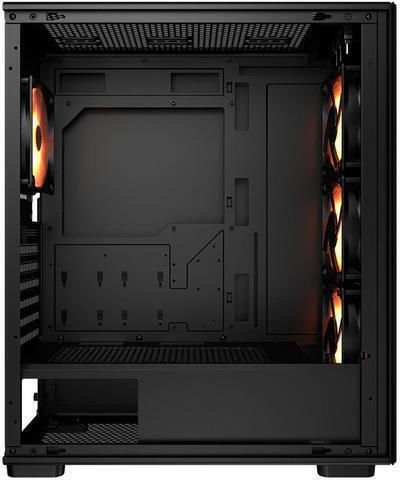Cougar MX220 RGB Gaming Midi Tower Computer Case with Window Panel Black
