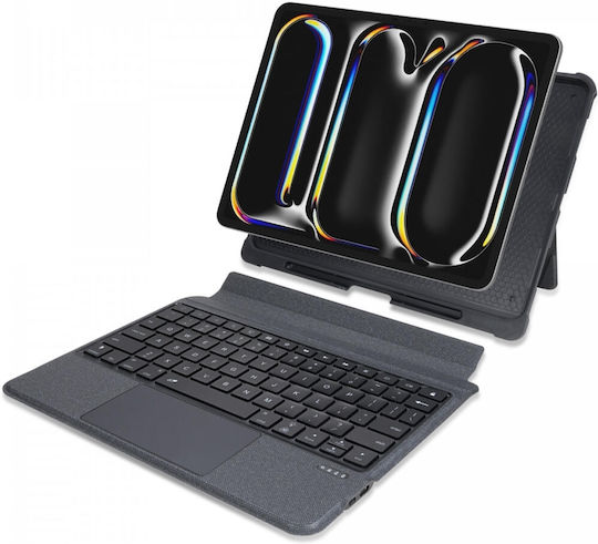 Buddi Thorn Flip Cover με Πληκτρολόγιο στα International English Μαύρη (iPad Pro 2024 11")