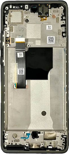 Motorola Οθόνη mit Touch-Mechanismus und Rahmen für Motorola Edge 40 Neo (Schwarz)