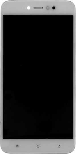 Ersatzbildschirm mit Touch-Mechanismus und Rahmen für Redmi Note 5a Standard Weiß