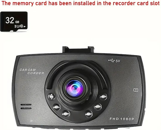 Panora Κάμερα DVR Αυτοκινήτου 1080P με Οθόνη 3.5"