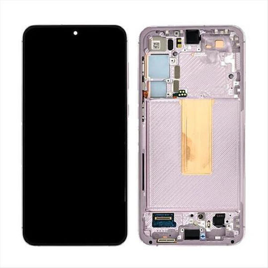 Samsung Screen with Touch Mechanism and Frame for SAMSUNG GALAXY S23 PLUS (Black)