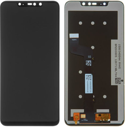 Xiaomi Οθόνη με Μηχανισμό Αφής για Xiaomi Redmi Note 6 Pro (Μαύρο)