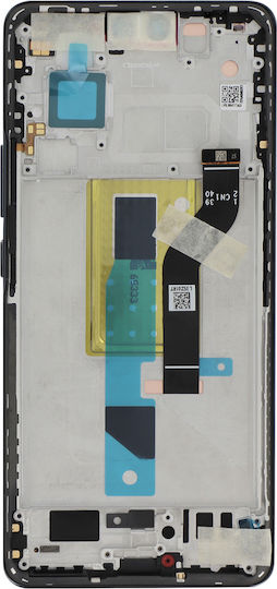 Lcd Display + Touch Unit + Front Cover Xiaomi 13 Lite Black Service Pack