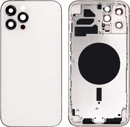 Batterieabdeckung Hinten Weiß für iPhone 12 Pro Max