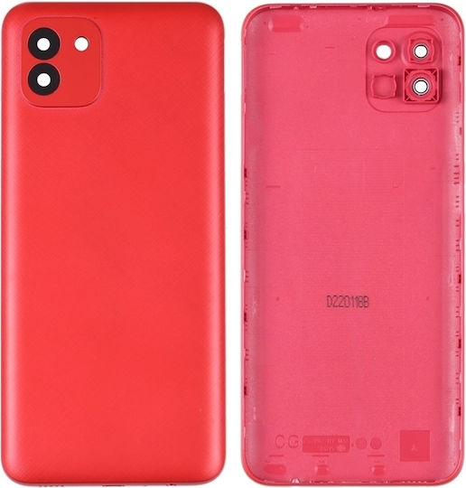 Samsung Καπάκι Μπαταρίας Κόκκινο για Galaxy A03