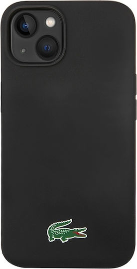 Lacoste Silicone Magsafe Back Cover Plastic / Silicon Negru (iPhone 14)