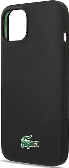 Lacoste Silicone Magsafe Back Cover Plastic / Silicon Negru (iPhone 14)