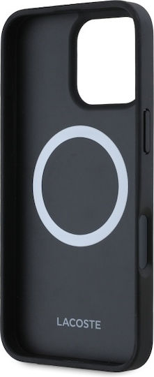 Lacoste Iconic Petit Pique Magsafe Back Cover Plastic Navy Blue (iPhone 16 Pro)