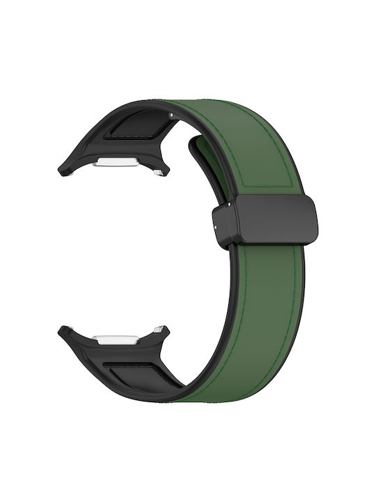 Techsuit W056 Armband Synthetisches Leder Grün (Galaxy Watch Ultra)