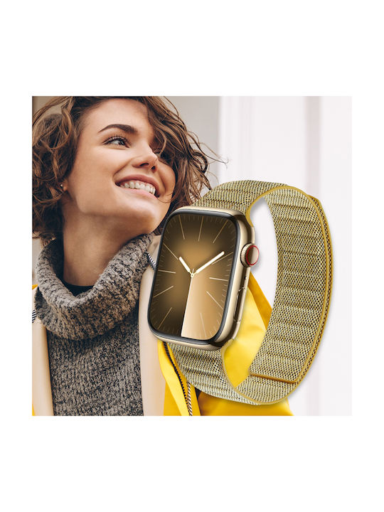 Crong Strap Fabric Yellow (Apple Watch 38/40/41/42mm)