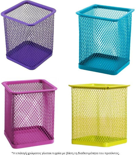 Metallische Federmäppchen MI002-2C in Grün Farbe 8x8x10cm