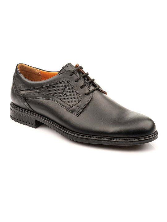 Boxer Men's Leather Dress Shoes Black