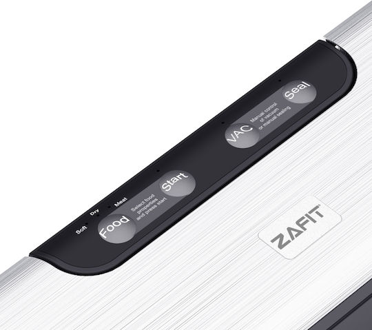 Zafit Vid-125 Aparat de Vidat Profesional pentru Alimente 125 W Bară de Etanșare de 32 cm 5 Pungi de Vidat Incluse Argintiu Metalic