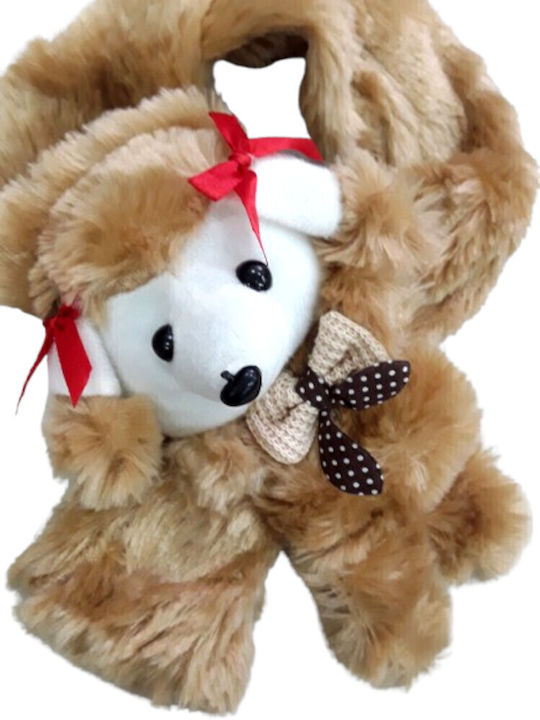 Domina Dog Scarf Furry Brown