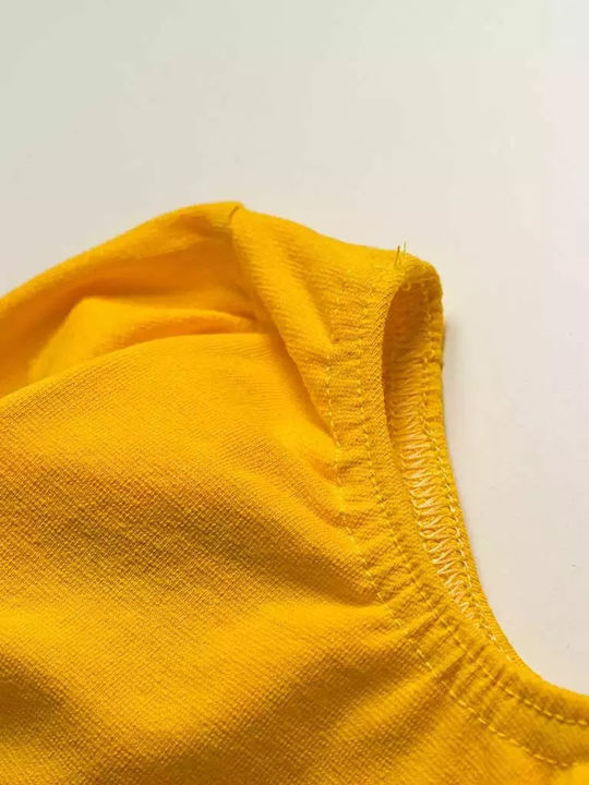 Online Kids Dance Bodysuit Yellow