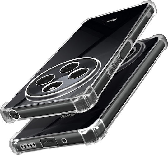 Carcasă Mayaxess Rezistentă la Șocuri Xiaomi Redmi 14c Colțuri Întărite Transparentă