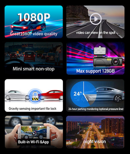 Powertech Autokamera DVR 1080P