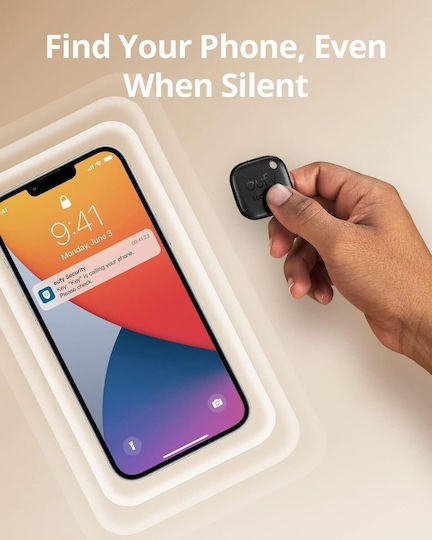 Eufy SmartTrack Link Apple Find My Black 2 Pack with Smartphone Tracking