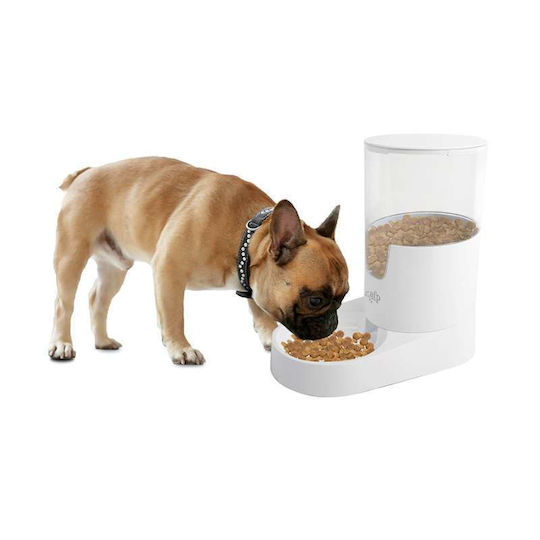 All For Paws Automatic Bowl Food & Water for Dog & Cat 3lt in White Color