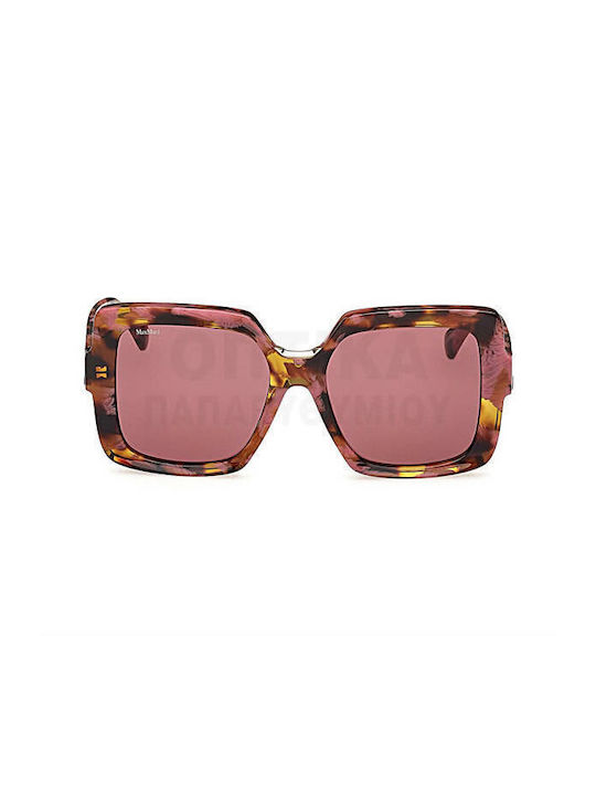Max Mara Sunglasses Brown with Acetate Frame & Pink Lens Max Mara Sunglasses Brown with Acetate Frame & Pink Lens