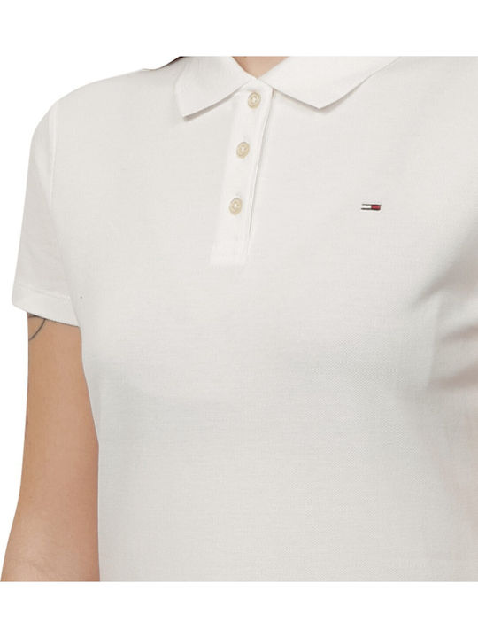 Essential Γυναικεία Polo Μπλούζα Κοντομάνικη Λευκό