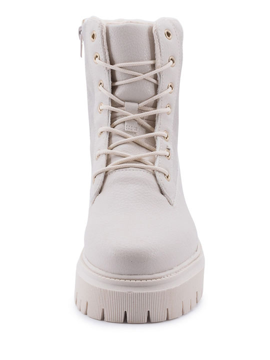 Women's Ankle Boots Beige