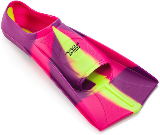 Aquaspeed Flossen Für Schwimmen Training Kurz Multicolor Pink