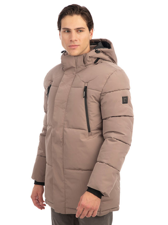 Rebase Jacket Puffer Beige