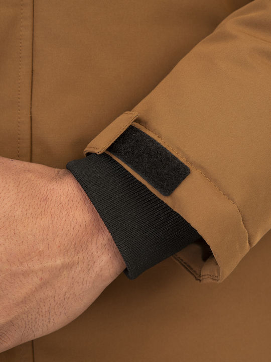 Winter Jacket Parka Brown