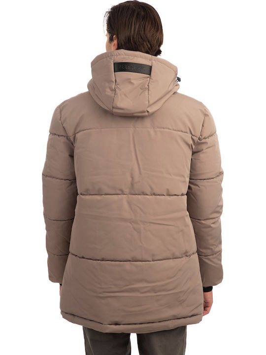 Χειμωνιάτικο Μπουφάν Puffer Beige