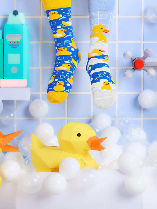 Many Mornings Bath Ducks Κάλτσες με Σχέδια Πολύχρωμες