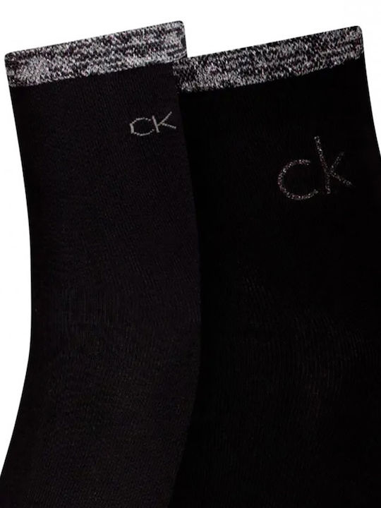 Calvin Klein Damen Socken Black 2Pack Calvin Klein Damen Socken Black 2Pack