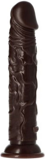 Toyz4lovers Amedeo Ρεαλιστικό Dildo με Βεντούζα Καφέ 19cm
