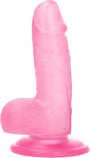 Toyz4lovers Orazio Ρεαλιστικό Dildo με Όρχεις και Βεντούζα Ροζ 15cm