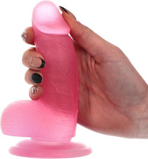 Toyz4lovers Orazio Ρεαλιστικό Dildo με Όρχεις και Βεντούζα Ροζ 15cm