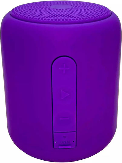 JVC Gumy Ηχείο Bluetooth 5W με Διάρκεια Μπαταρίας έως 8 ώρες Μωβ