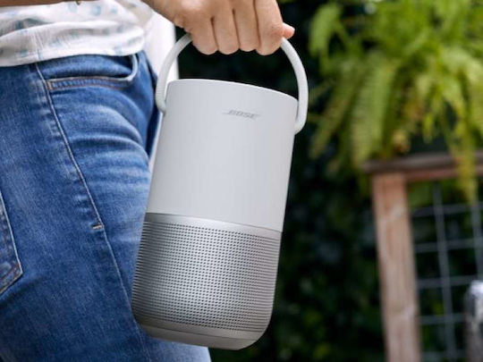 Bose Portable Smart Speaker Bluetooth Speaker with Battery Life up to 12 hours Luxe Silver