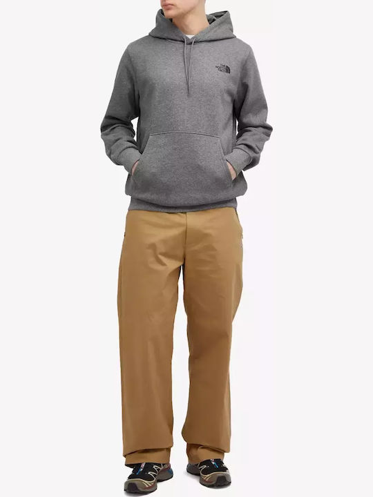 Φούτερ με Κουκούλα Grey Heather