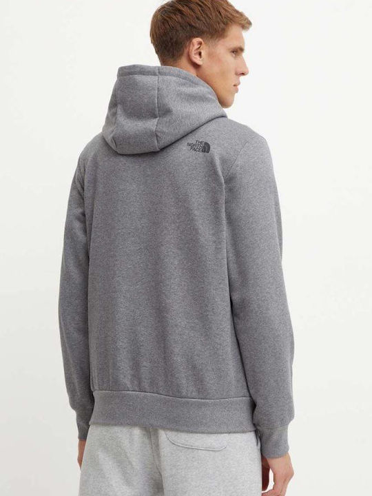 The North Face Sweatshirt with Hood Grey Heather