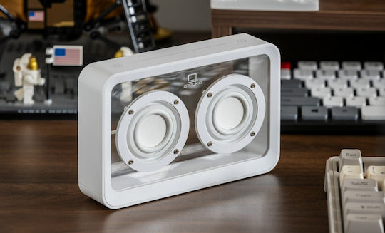 Gingko Mage See-Through Bluetooth високоговорител 4W с живот на батерията до 8 часа Бял