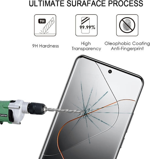 3D Tempered Glass Black (Xiaomi 14 Pro)
