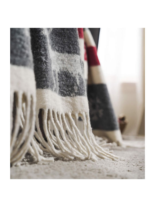 Christmas Sofa Blanket Fianna 116 Gofis Home Cotton Polyester 130x170