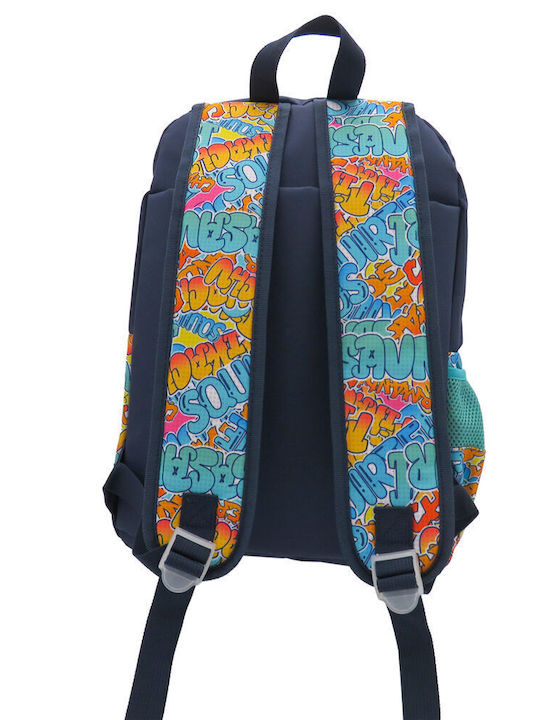 CyP Brands Pokemon Urban Colors Adaptable Ghiozdan Școlar de Spate Multicolor cu Suport pentru sticlă de apă