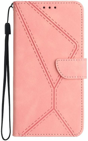 Stitching Embossed Wallet Ροζ (TCL 505)