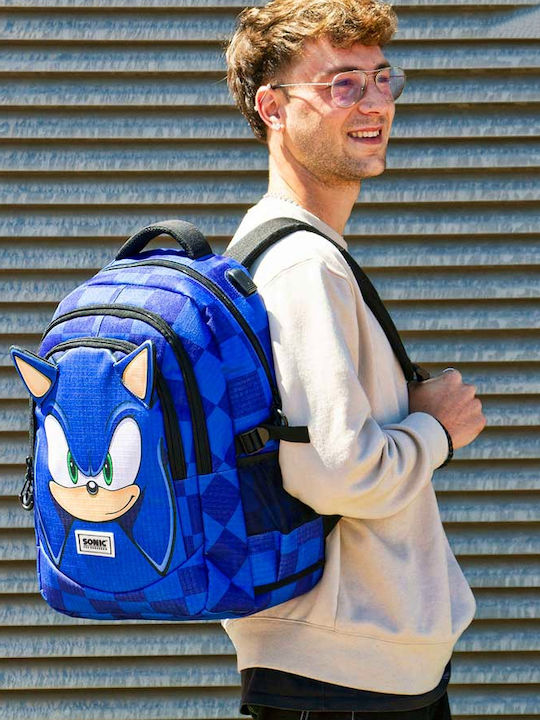 Karactermania Anpassbare Schulranzen Rucksack Grundschule Blau 34 x 21 x 34cm