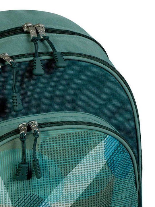 Busquets Xsport School Bag Backpack Junior High-High School Green with Water Bottle Holder