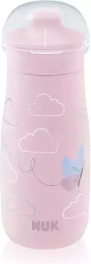 Nuk Minime Sip Kids Water Bottle Plastic with Pop-Up Cap Non Spill Green 300ml